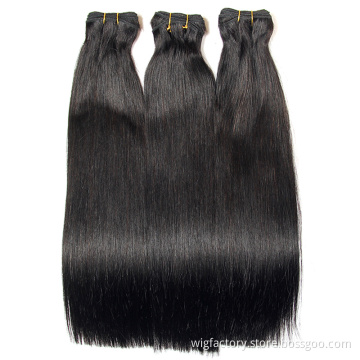 Top quality real mink hair bundles, very soft and smooth 100% human hair double drawn